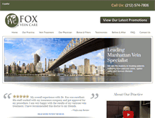 Tablet Screenshot of foxvein.com